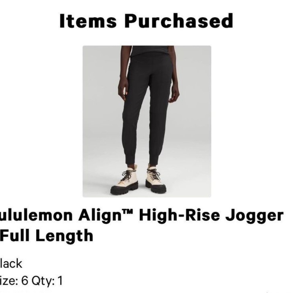 Lululemon Align high rise jogger full length NWOT
